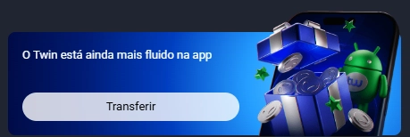Banner do Twin Casino com acesso à aplicação móvel