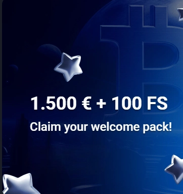 Twin Casino mobile welcome banner showing €1,500 bonus and 100 free spins