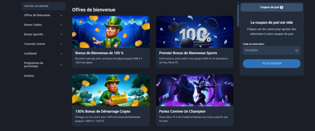 twin casino bonus et promotions