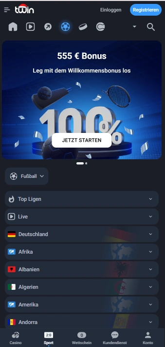 twin casino mobile benutzererfahrung